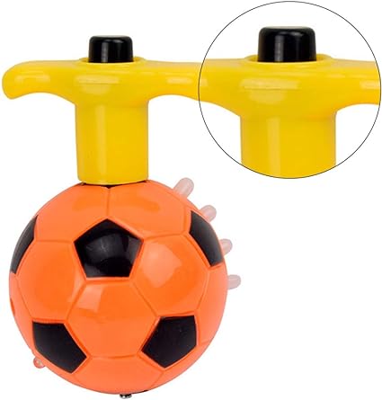 Football Flashing Spinning Top With Light & Music