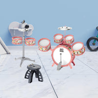 5Pcs Kids Mini Music Jazz Drums With Instruments 