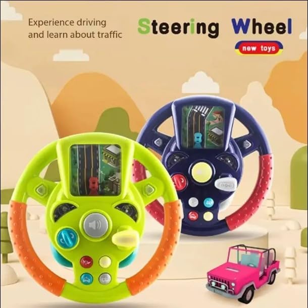 Little Driver Steering Wheel With Light, Music & Games