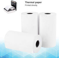 3Pcs Thermal Printer White Paper Rolls