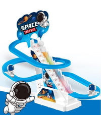 Electric Astronaut Slide Racing Track Set With Lights & Music