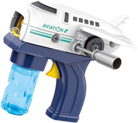 DIY Puzzle Aircraft Bubble Blowing Gun
