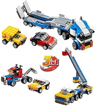 3in1 DIY Architect Transporter Vehicle Bricks Set - 264+Pcs