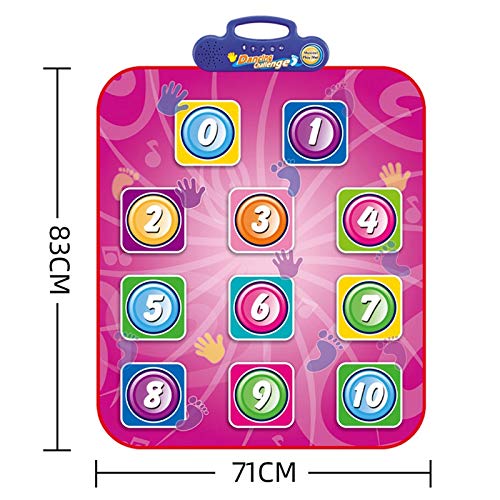 Dancing Challenge Number Mat