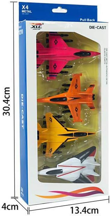 Diecast Pullback Air-planes Model Set of 4