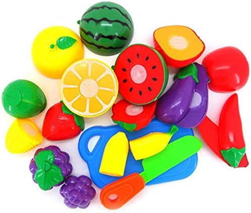Pretend Play Vegetable & Fruit Cutting Set