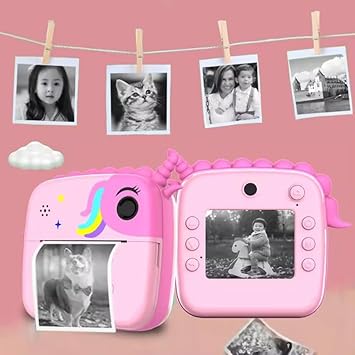 Kids Dual Lens Unicorn Instant Digital Printing Camera