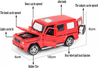 1:32 Diecast AMG G65 With Acrylic Display Box - Red