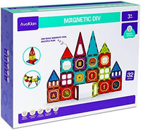 32Pcs DIY MagneticTiles Building Blocks