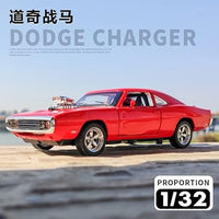 1:32 Diecast Dodge Charger With Acrylic Display Box - Red