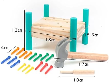 Wooden Hammer Pounding Toy