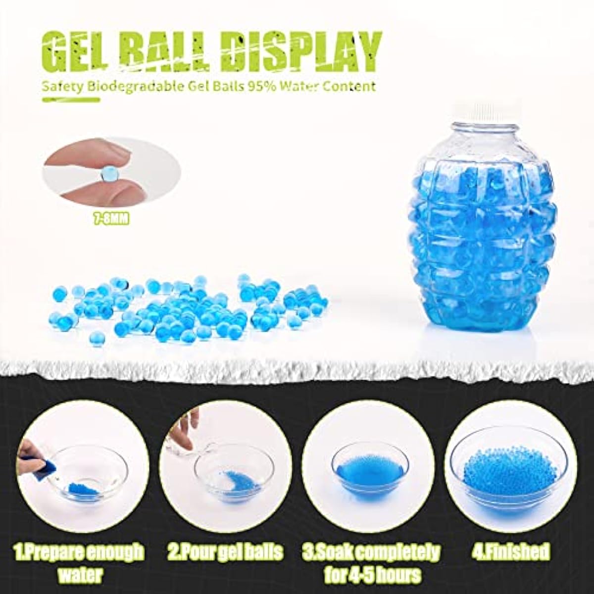 Rechargeable Gel Blaster Battlefield Gun