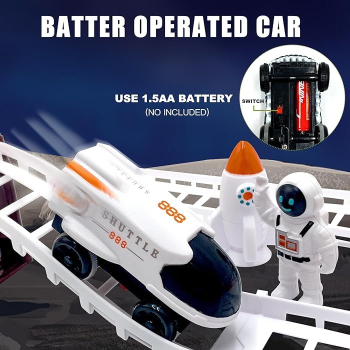 DIY Outer Space Rail Track Set