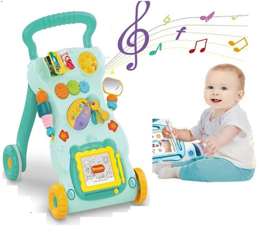 Huanger Baby Musical Activity Walker - Green
