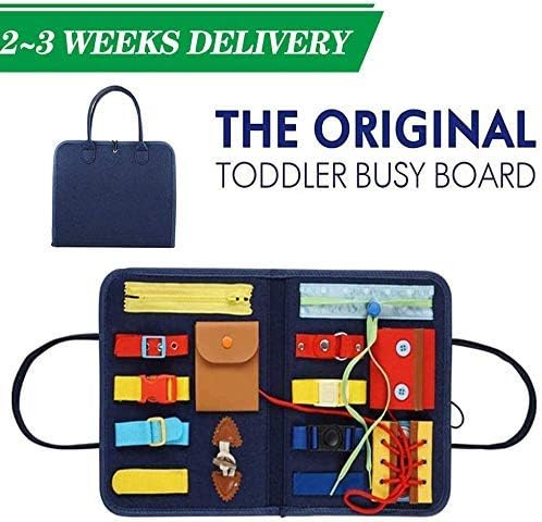 Multi-functional Toddlers Basic Skills Busy Bag