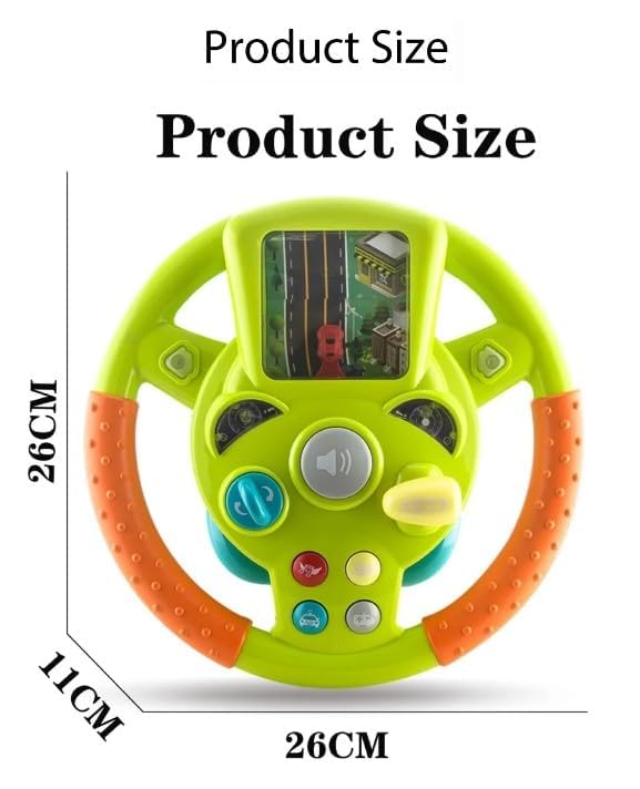 Little Driver Steering Wheel With Light, Music & Games