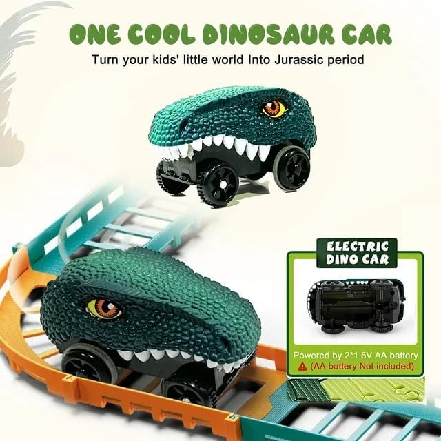 DIY Dino Urban Rail Track Set