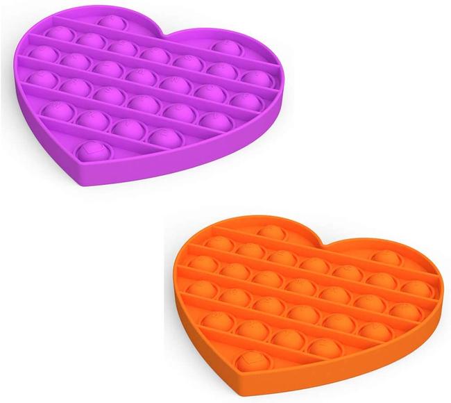 Push Pop It Bubble Fidget - Heart