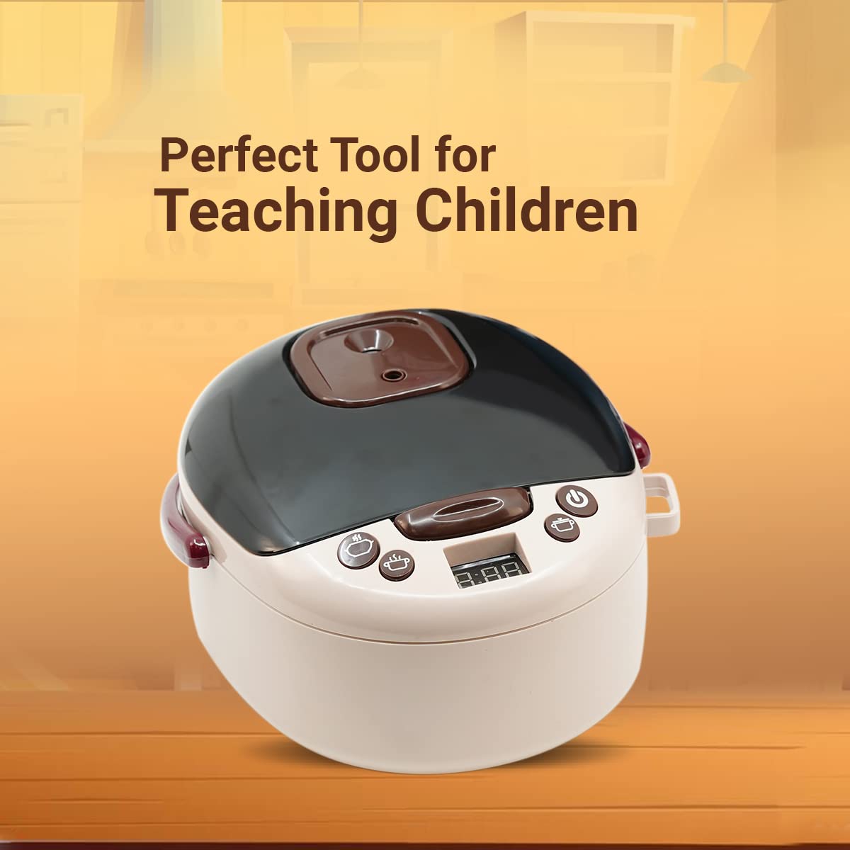 11Pcs Pretend Play Mini Rice Cooker Set With Smoke