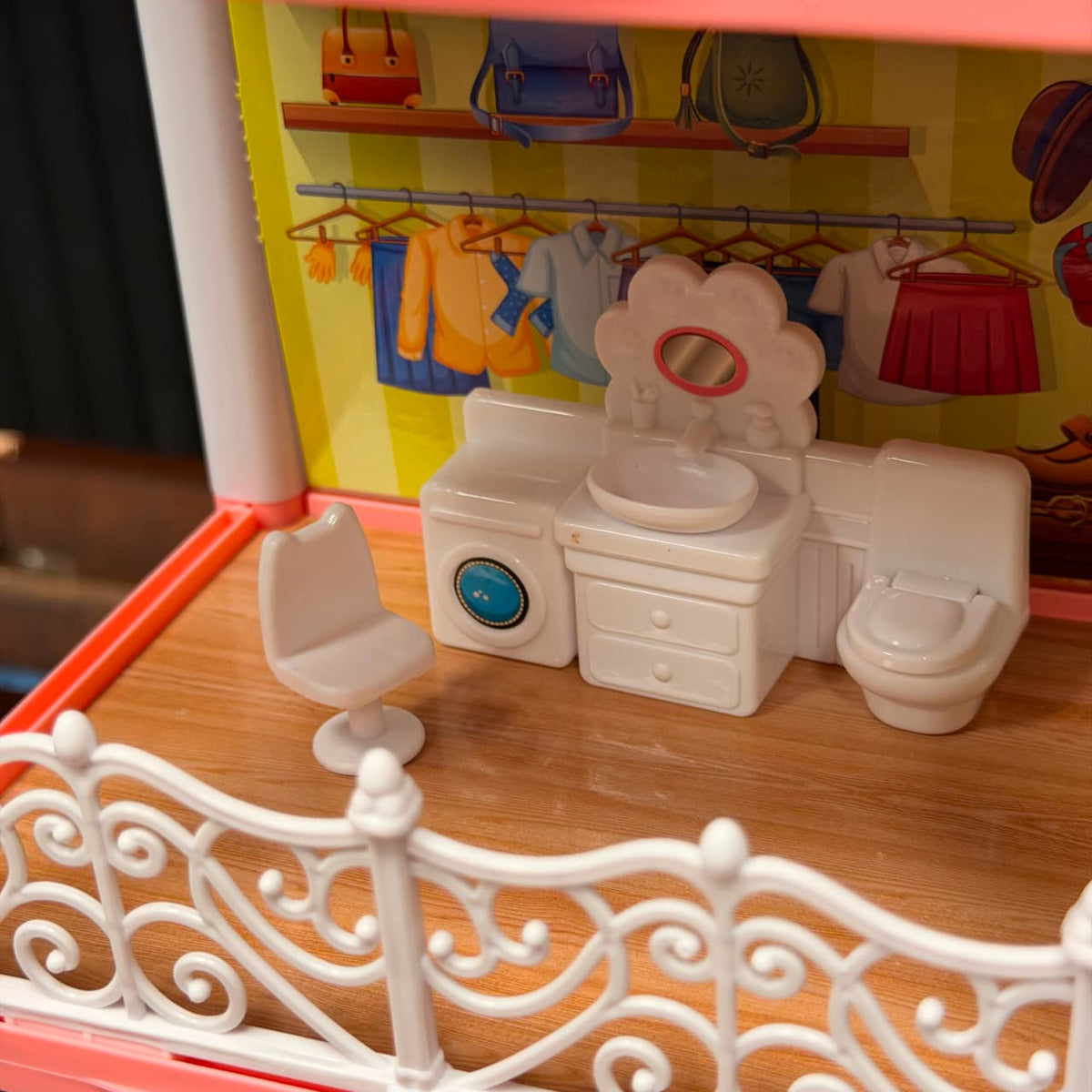 DIY 3 Floor Dream Castle Princess Doll House