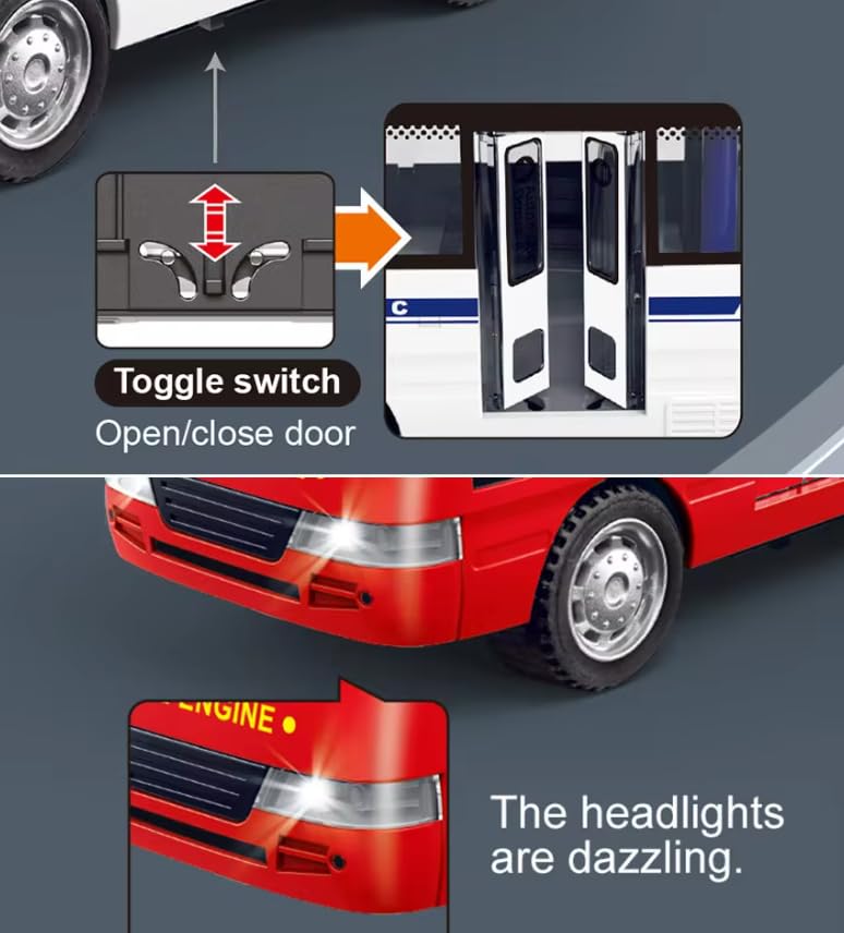 ABS Light & Sound Inertial Power Bus - Assortment