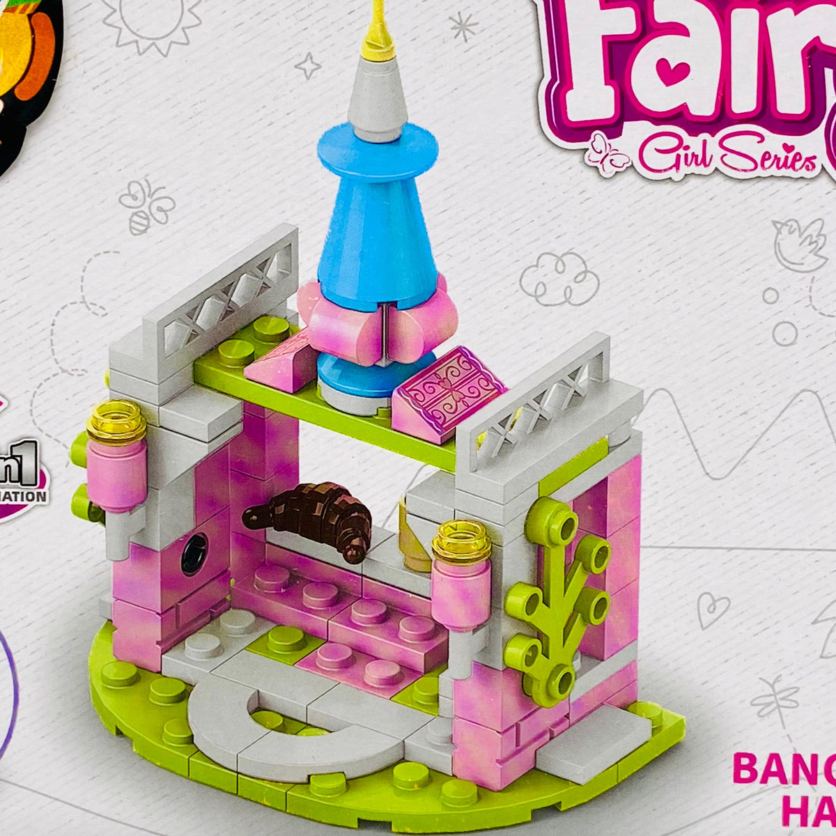 DIY 2in1 Fairy Banquet Hall Building Blocks - 83Pcs