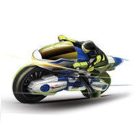 Remote Control Zenith Rotating Bike With Lights