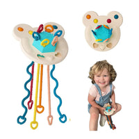 Thumbnail for 3in1 Silicon Funny Teether & Puller Toy