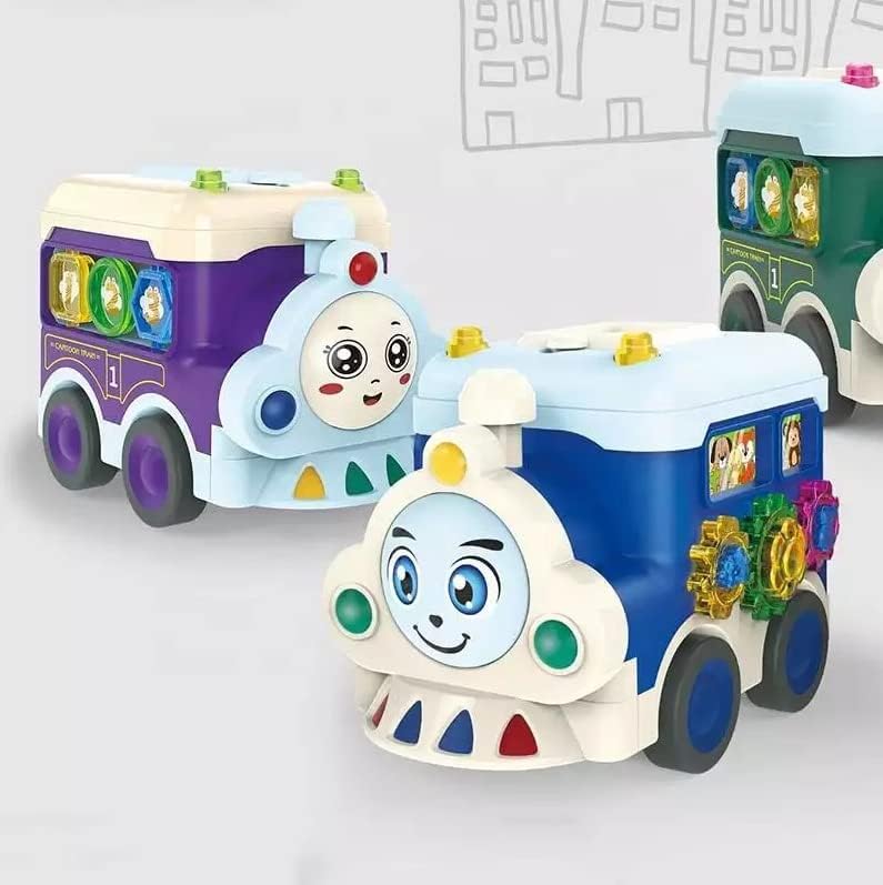 Inertial Power Mini Cartoon Train - 1Pc