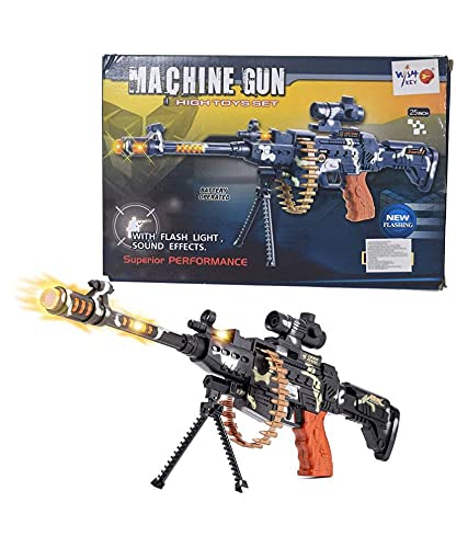 Superior Light-up Military Mission Moving Bullets Gun
