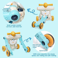 6in1 Multi-functional Baby Activity Musical Walker