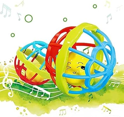 1Pc Baby Soft Teether & Rattle Ball