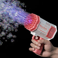 40 Holes Mini Space Rocket Bubble Gun