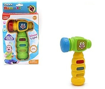Musical Clown Hammer With Lights
