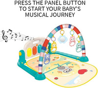 Huanger Baby Owl Piano Play Gym - Green