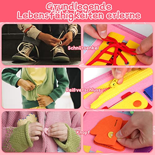 Montessori Mermaid 4 Pages Multi-functional Activity Busy Book