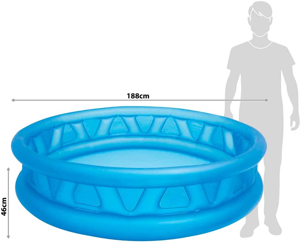 Intex Inflatable Soft Side Outdoor Pool - 188 x 46cm