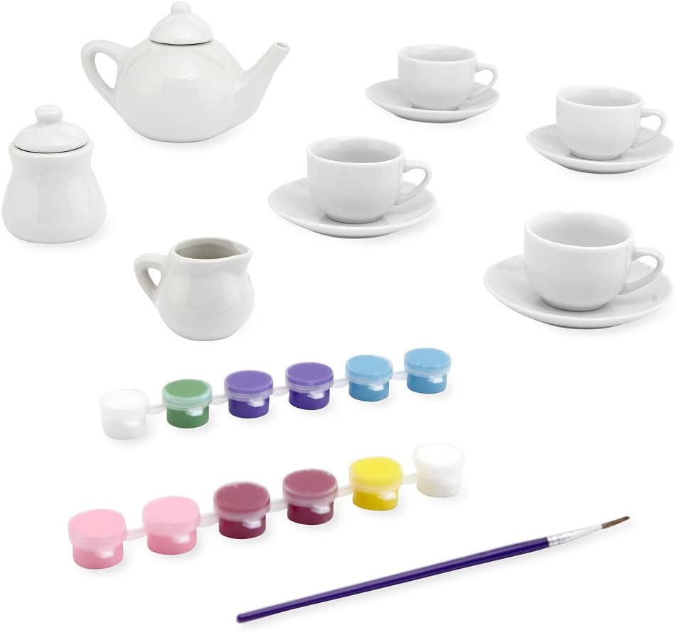 DIY Paint Your Own Tea Set