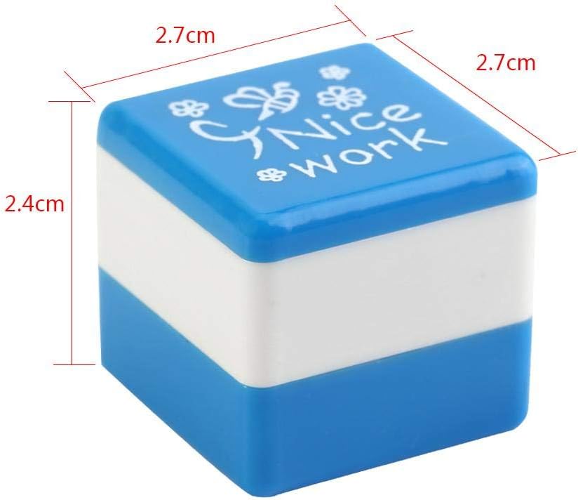 6Pcs Mini Self Inking Reward Stamp Set