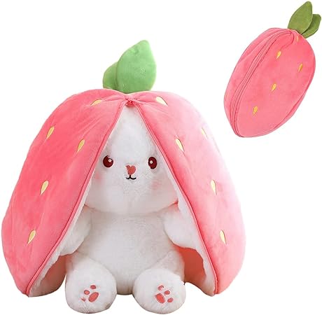 7* Inches Easter Plush Bunny With Zipper