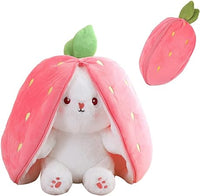 7* Inches Easter Plush Bunny With Zipper