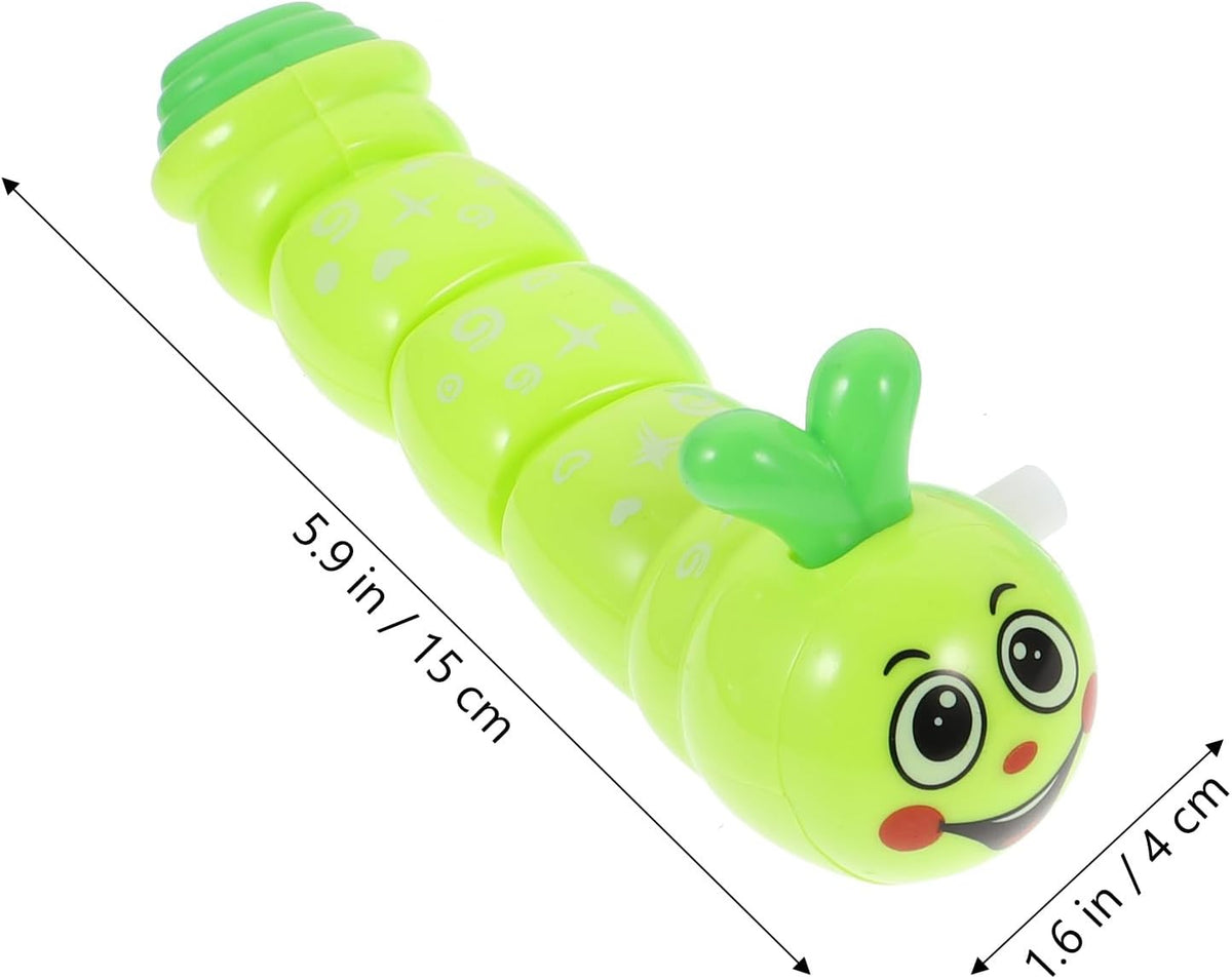 1Pc Wind-up Twisty Worm Toy