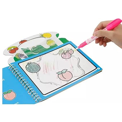 Magic Water Paint Book With Pen - Assortment