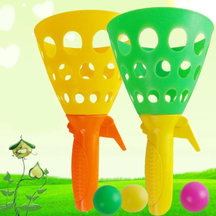 Catapult Ball Throw & Catch Sport Bouncing Toy - 2Pcs