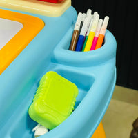 Multi-functional Kids Projection Painting Table With Stool