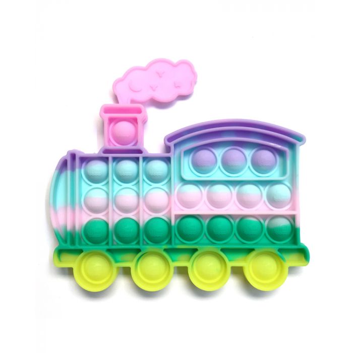 Push Pop It Bubble Fidget - Train Engine