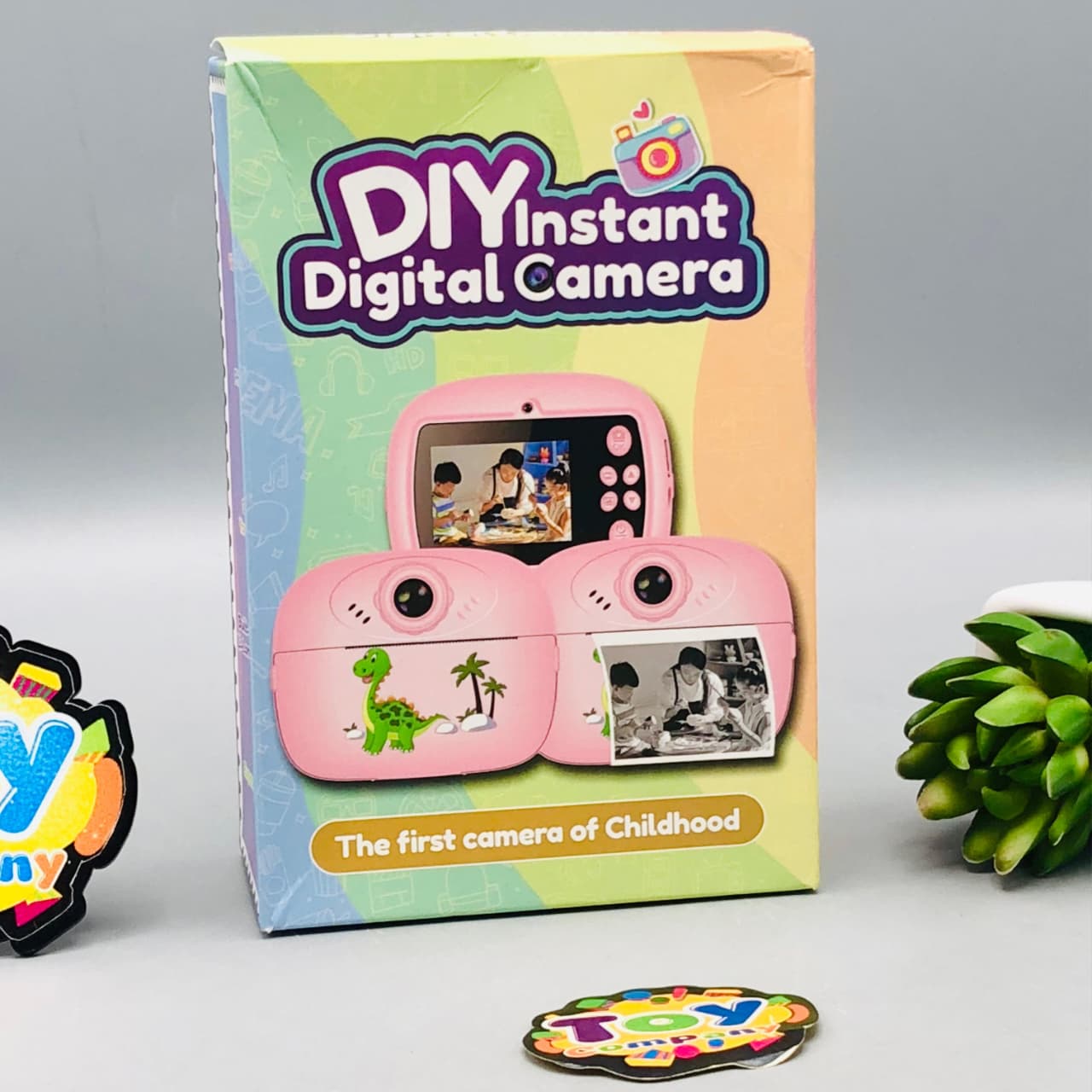 Kids Cute Panda Themed Instant Digital Print Camera - Blue