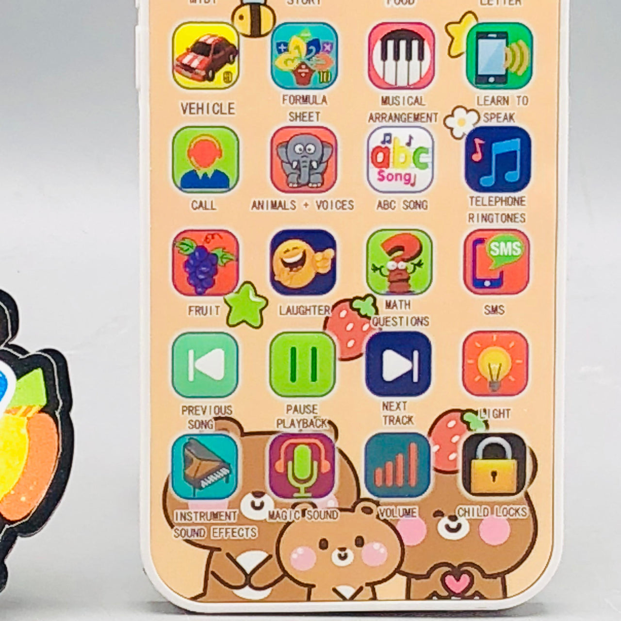 Kids Cartoon Themed Musical Puzzle Mobile Phone