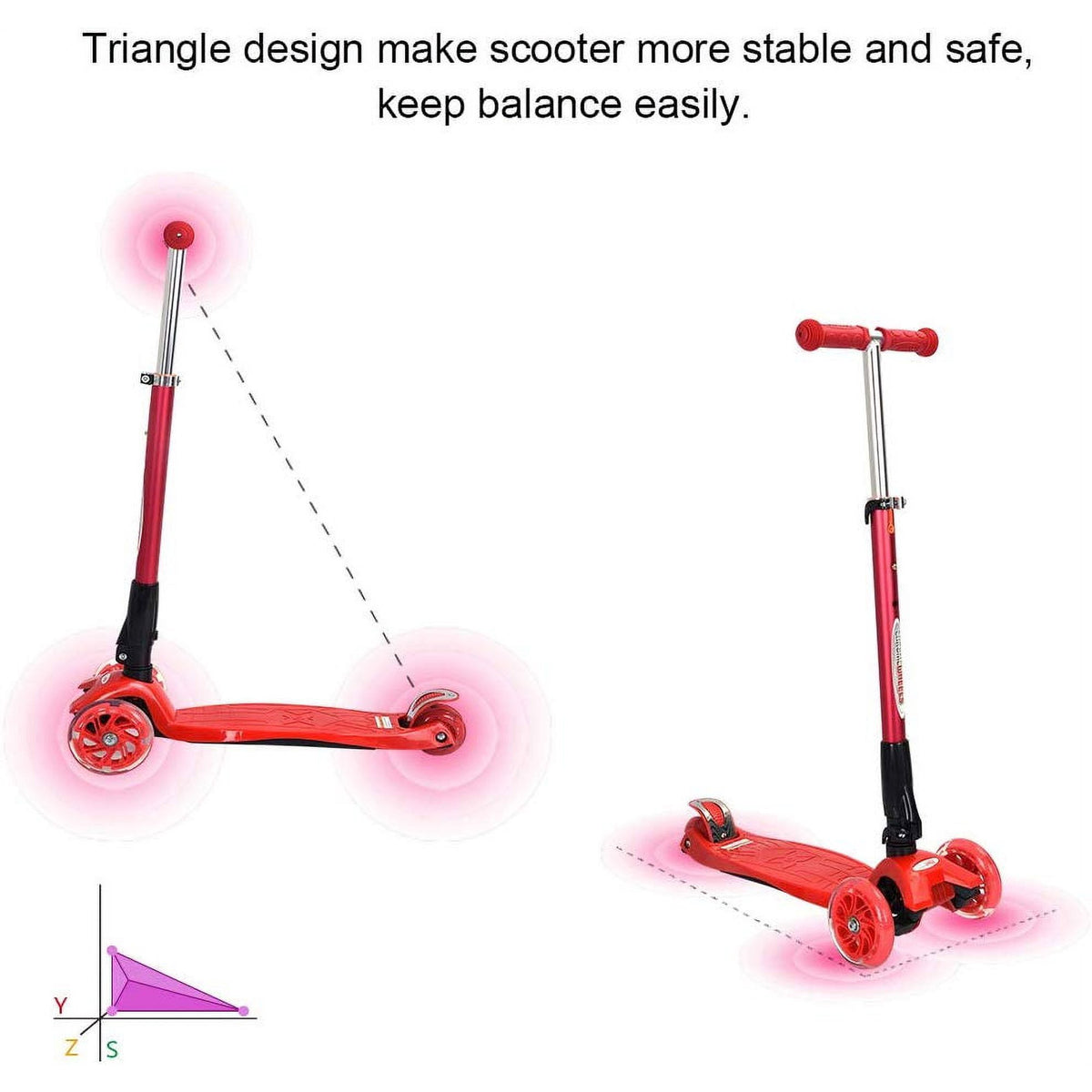 Adjustable Height Marvel Spider-Man Scooter