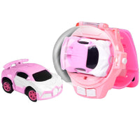 2.4GHz Mini Watch RC Alloy Car - Pink